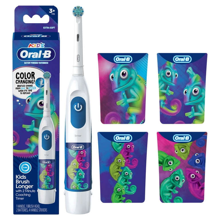 Oral-B Kids Battery Powered Toothbrush, Color-Changing Bristles photo 1