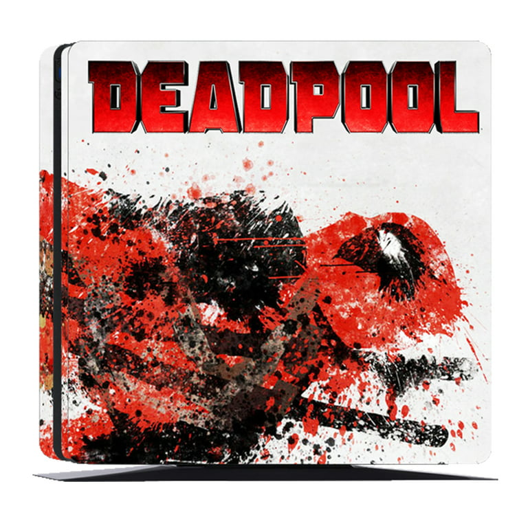 PS4 Controller Dualshock Skins Marvel Deadpool DP Red Decals Stickers 2  Pack