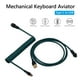 thumbnail image 2 of Conector Aviación Tipo C A USB Cable Teclado (verde), 2 of 8
