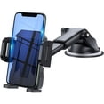 thumbnail image 1 of Soporte para teléfono de coche 3 en 1, soporte para teléfono de coche, parabrisas, salpicadero, ventilación de aire con ventosa, compatible con smartphone iPhone 6, 7, 8 X XR XS 11 Pro Max Samsung S9, 1 of 5