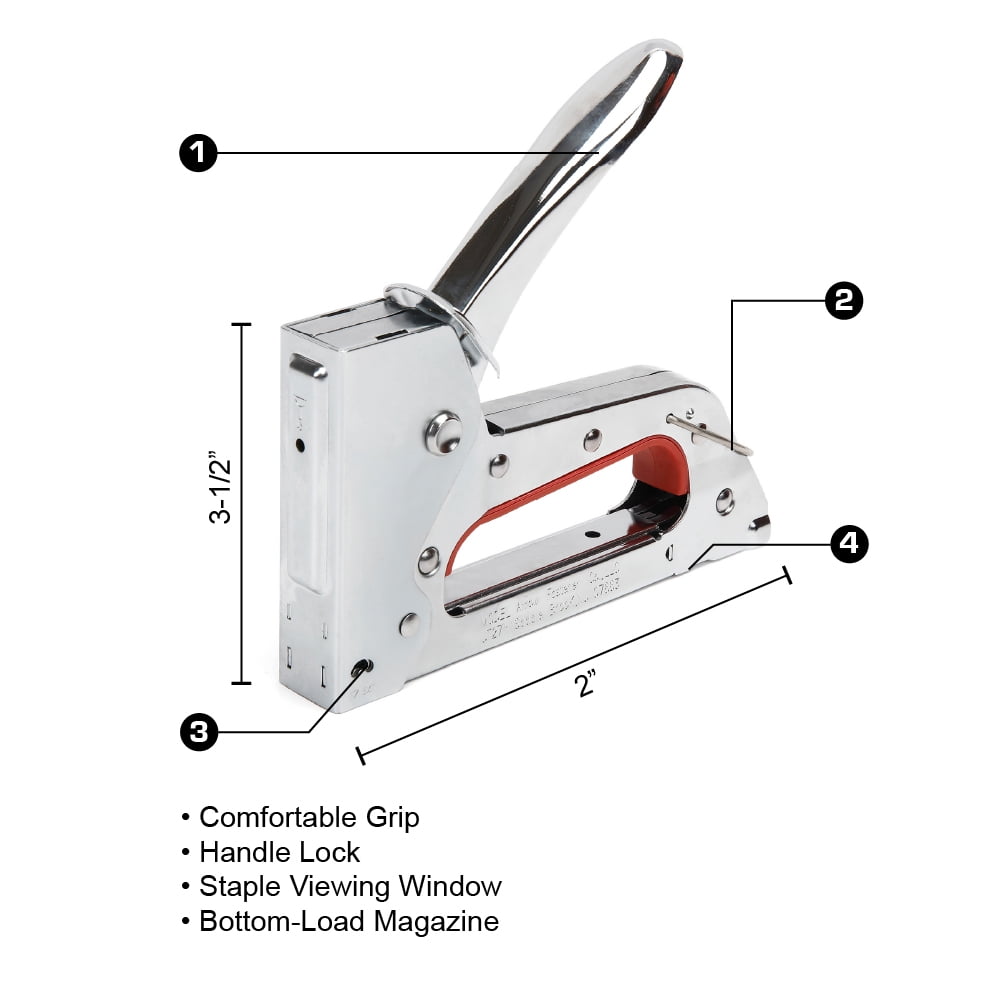 Arrow JT27 Light Duty Staple Gun, Uses Three Sizes of Staples