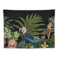 thumbnail image 5 of FUMJ Tropical Plants at Night Tapestries Large Size 40x30 Inch Jungle Animal Birds Toucan Clam and Banana Tree Tapestry for Bedroom Aesthetic College Dorm Wall Tapestry, 5 of 7