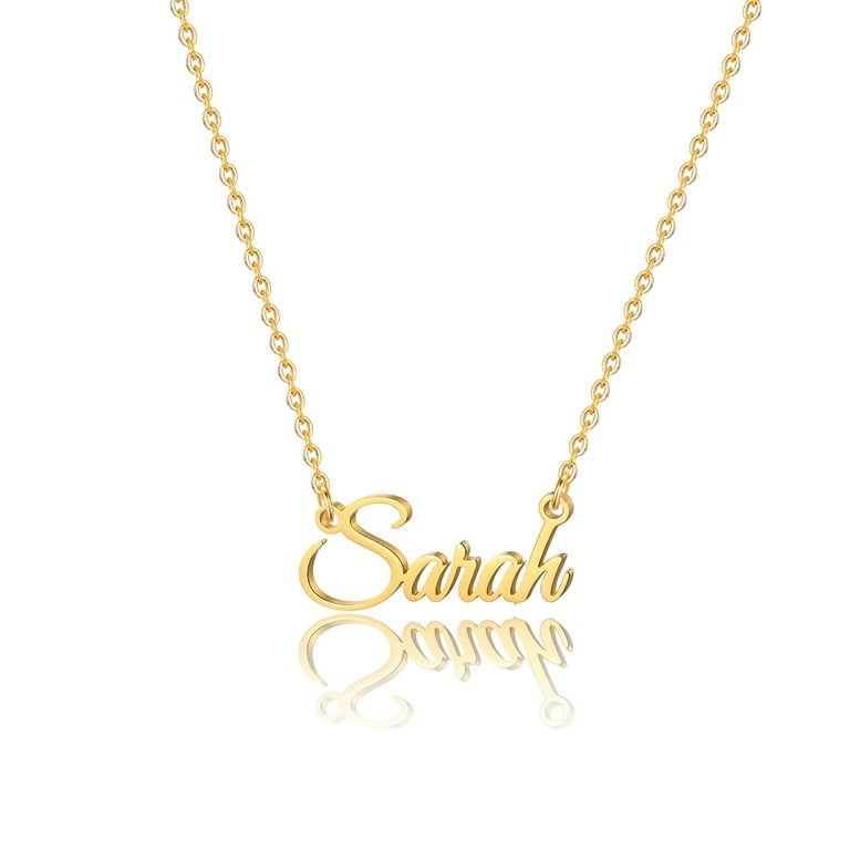Saniya name outlet locket gold