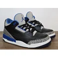 thumbnail image 4 of A i r-Jor-dan 3 Retro Sport Blue Mens Size 9.5 Blue Black Grey, 4 of 6