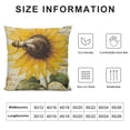 thumbnail image 5 of BANET Throw Pillow Covers Square Cushion Covers Pillowcases for Sofa Bedroom Car Chair (Short Plush) 12x12in, 5 of 5