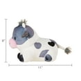 thumbnail image 2 of Medium Round Cow Plush, Black and White, 8", Valentine's Day by Way To Celebrate, 2 of 7