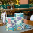 thumbnail image 3 of Yayeee Flameless Candles with Remote Flickering Battery Operated Multi Color Changing, Purple Geometric, 3 of 7