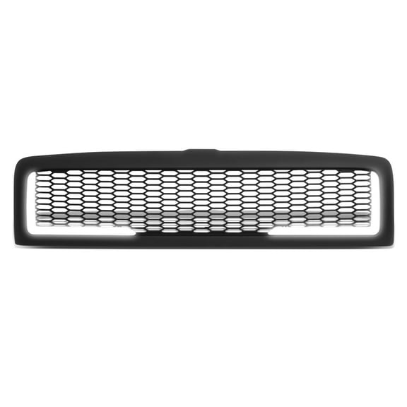 DNA Motoring For 94-02 Dodge Ram 1500 2500 3500 LED Light Bar HoneyComb Mesh Front Grille