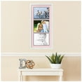 thumbnail image 2 of ArtToFrames Collage Photo Picture Frame with 3 - 8.5x11" Openings, Framed in White with Hollyhock and Black Mats (CDM-3966-875), 2 of 8