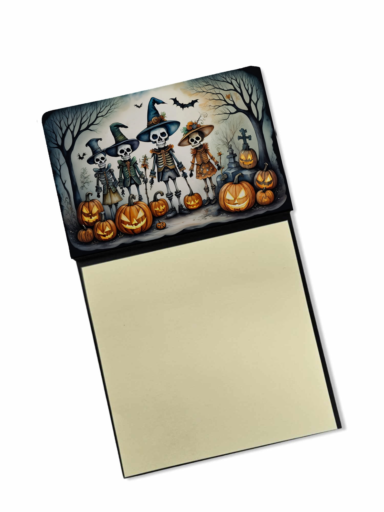 La Catrina Skeleton Spooky Halloween Sticky Note Holder 3.25 in x 5.25 in