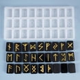 thumbnail image 2 of Osdhezcn Mirror Energy Symbol Runes Letters Mold Symbol Words Resin Casting Charm Mold, 2 of 10