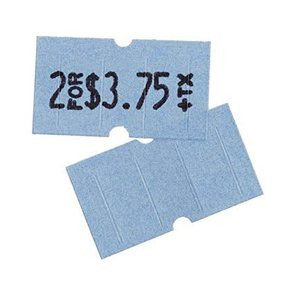 Perco 1 Line Blue Labels - 1 Sleeve, 8,000 Blank Pricing Labels for Perco 1 Line Price and Date Guns