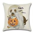 thumbnail image 2 of Housse de Coussin Citrouille d'Automne Housse de Coussin Décorative Halloween Action de Grâce, 18 x 18 Pouces, 2 Pcs Chat 2, 2 of 7