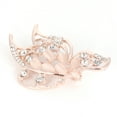 thumbnail image 1 of Gift Brooch, Jewelry Gift Fashion Women Rhinestone Clothes Accessory Collar Pin Brooch, Butteryfly Shape 1PCS Rose Gold For Outdoor Girls Party Indoor, 1 of 8