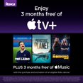 thumbnail image 5 of Roku Express 4K+ / Lecteur de Diffusion en Continu HD/4K/HDR avec Télécommande Vocale Roku avec Commandes TV, Inclut Câble HDMI Premium, 5 of 5