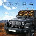 thumbnail image 6 of Disketp Windshield Sun Shade, Car Sun Shade For Front Window Sunflowers Leaves Sunshades Sun Visor Protector Blocks Uv Rays Foldable, 6 of 9