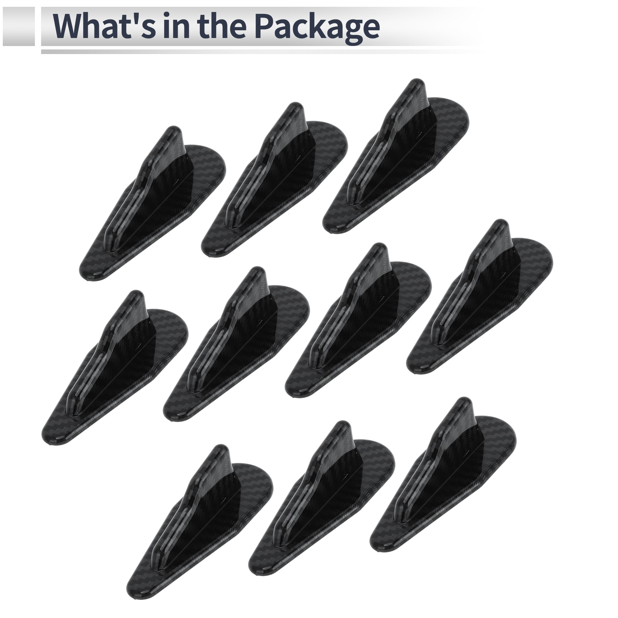 Unique Bargains Universal Shark Fin Dummy Antenna Mount 3.1" Aerial Black 3.1"