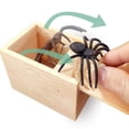 thumbnail image 3 of Rubber Spider Prank Box, Funny Wooden Spider Surprise in a Box,Pranks Stuff Toys [up version], 3 of 5
