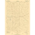 thumbnail image 3 of USGS 14x18 Black Modern Framed Museum Art Print Titled - Artesian Draw Wyoming Quad - USGS 1954, 3 of 5