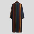 thumbnail image 4 of INCERUN Men's Muslim Islamic Thobe Abaya Dishdash Full Length Maxi Tops Robes, 4 of 7