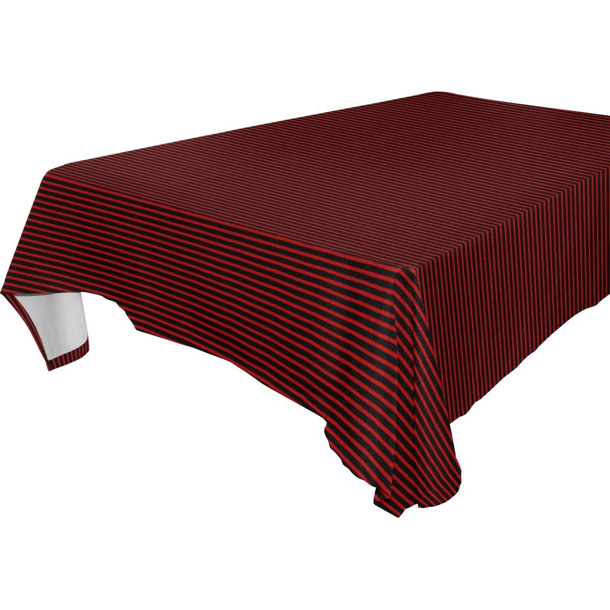 Popcreation Red And White Striped Tablecloth 60x84 Inches Com