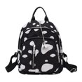 thumbnail image 2 of Mochilas pequeñas de lunares blancos para niña, mochilas escolares, mochilas casuales de moda Fivean unisex, 2 of 2