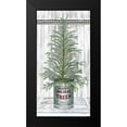 thumbnail image 2 of Jacobs, Cindy 11x18 Black Modern Framed Museum Art Print Titled - Galvanized Pot Spruce, 2 of 5