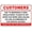 Warning Sign 2, variant on Warning Sign Insurance OSHA REGULATIONS No Entry to Work Area - 12×8 Inches, Aluminum Metal Tin, Business Compliance Decor