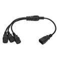 thumbnail image 1 of Cable de alimentación IEC 320 C14 a 3 X C13 Universal 1 a 3 IEC 320 C14 macho a 3 X C13 hembra Y Cable adaptador de corriente divisor, 1 of 8