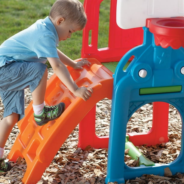 Step2 Game Time Sports Climber Outdoor Playground Slide Toddler