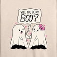 thumbnail image 3 of Instant Message - Valentine's Day Will You Be My Boo - Women's Lightweight French Terry Long Sleeve Shirt, 3 of 6