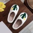 thumbnail image 4 of Modisza Christmas Slippers for Women Men Winter Plush Fluffy Slip on House Shoes Xmas Bedroom Indoor Outdoor Slipper Holiday Gift White 6, 4 of 8