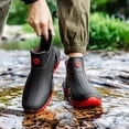 thumbnail image 3 of AUXDIQ Rain Boots Men Short Ankle Women Waterproof Rain Boots Outdoor Garden Shoes, 3 of 6