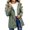 Green, variant on Kids Girls Boys Autumn Hooded Windbreaker Zip Up Jacket Drawstring Waist Mid Length Outdoor Wind Coat Toddler Casual Outerwear