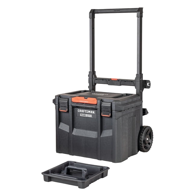 Caja de herramientas CRAFTSMAN TRADESTACK con ruedas, impermeable, 22,5 cm