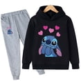 thumbnail image 1 of Ropa de punto para niños, traje para niños, suéter cálido, sudaderas con capucha para niñas, pulóver, sudadera, pantalón, chándal de invierno y primavera para niñas, ropa deportiva de 150CM Gao Jinjia LED, 1 of 2