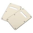 thumbnail image 3 of Guitar Pickguard, Durable 2Pcs Generous Electric Guitar Backplate  For Music Instrument For Luthiers White,Beige,Black, 3 of 8