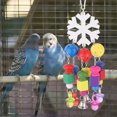 thumbnail image 1 of Plastic Bird Chewing Toy, Snowflake Parrots Swing Toy, For Bird Hanging Swing, 1 of 8