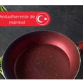 thumbnail image 5 of Sartén de Aluminio con Recubrimiento Antiadherente de Mármol Yajad  De 24 cms Rojo, 5 of 5