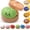 Green, variant on 2026 Upgrade Glitter Dumpling - Dumpling Squishy Glitter, Dumplings Stress Ball for Playing, Party, Alone (Yellow)