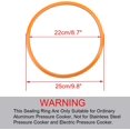 thumbnail image 2 of uxcell Pressure Cooking Sealing Ring, 22cm Silicone Rubber Gasket Sealing Ring for Pressure Cookings, 2 of 5