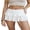 White, variant on Women's Mini Skirt Low Waist Solid Color Lingerie Skirt Ruffle Skirt