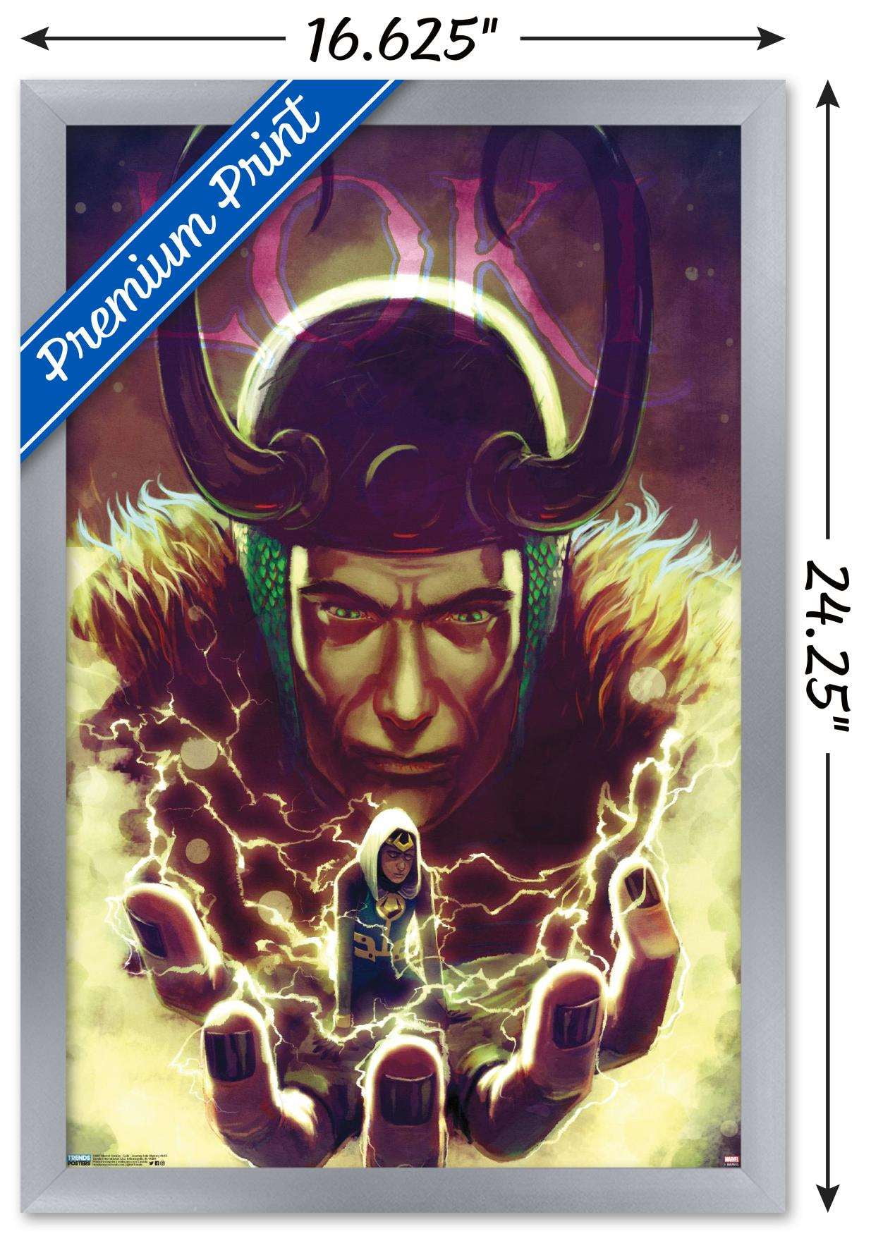 Marvel Comics - Loki - Journey Into Mystery #645 Wall Poster, 14.725" x 22.375", Framed