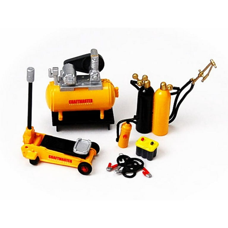 Diecast Car & Mechanic Set Package - 1993 Chevy Suburban, White