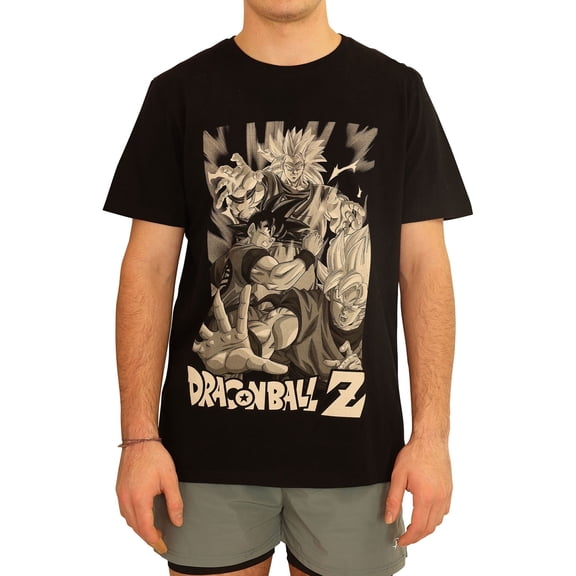 Elevenparis Mens Dragonball Z Graphic T-Shirt, Black, Medium