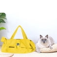 thumbnail image 2 of Bolsa de Aseo para Gatos Zulema Bolsa de sujeción transpirable Amarillo 42cmx25cm M, 2 of 8