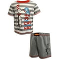thumbnail image 2 of The Cat in the Hat Cat in the hat t-shirt & shorts, 2pc pajama set (toddler boys), 2 of 2