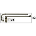thumbnail image 4 of Urbanest Swing Arm Rods, 1/2", 24"-38", Antique Brass, Set of 2, 4 of 6