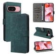 thumbnail image 1 of Phone Wallet Case for Google Pixel 10 Pro with Stand - Leather Folio Cover & Card Slots Green, 1 of 5