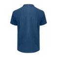 thumbnail image 5 of Sngxgn Men's Fit Midweight Short-Sleeve Polo(Blue,XL), 5 of 5